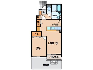 西尾駅 バス15分  下矢田下車：停歩5分 1階の物件間取画像